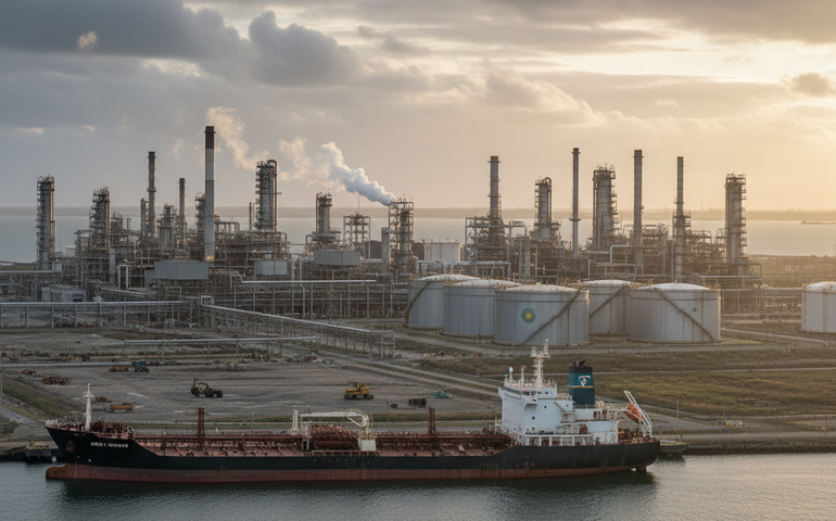 BP alerta para comércio fraco de petróleo e baixa contábil bilionária em energia de baixo carbono