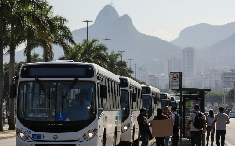 Greve em viações Real e Vila Isabel deixa seis linhas de ônibus sem circulação no Rio