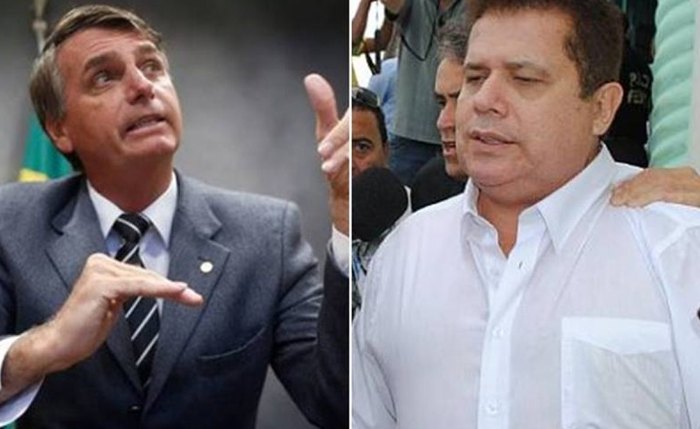 Jair Bolsonaro e Talvane Albuquerque Jair Bolsonaro e Talvane Albuquerque