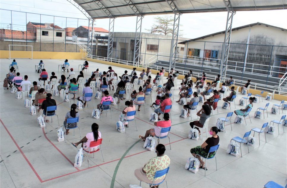 Doação de cestas / Foto: Energisa