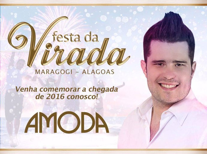 Réveillon na Orla de Maragogi com trio e banda Amoda