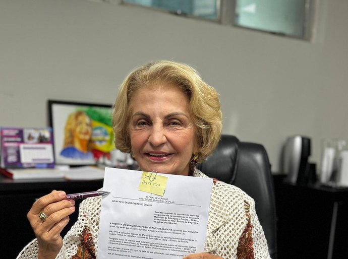 Prefeitura de Pilar sanciona lei que garante reajuste acima do piso nacional para professores