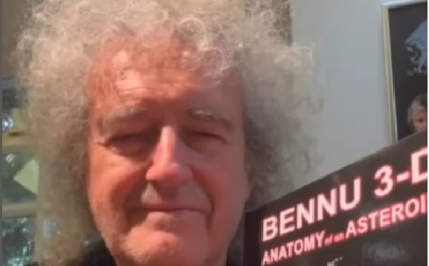 Guitarrista do Queen, astrofísico Brian May ajudou retorno de nave da Nasa com primeiras amostras de asteroides: 'Orgulhoso'