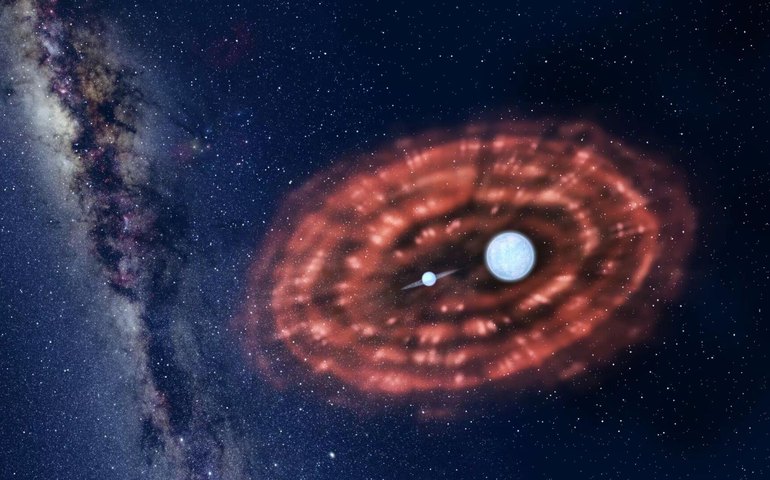 Astrônomos identificam sistema binário que pode explicar pulsos de rádio enigmáticos