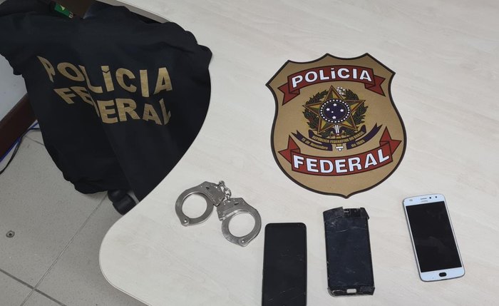 Material apreendido pela PF Material apreendido pela PF