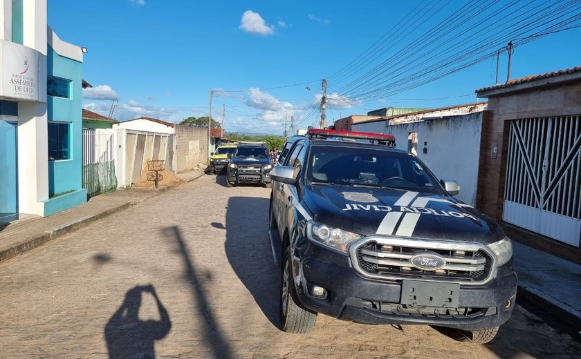 Operação cumpre seis mandados de busca e apreensão em Palmeira dos Índios