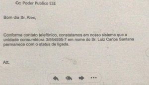 SEM ENERGIA EM ITABAIANA