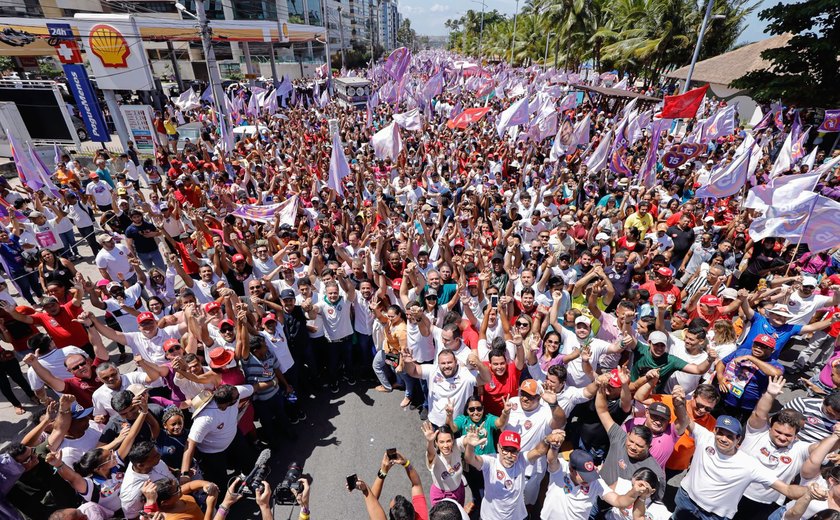 Paulo lidera grande caminhada que confirma liderança no segundo turno