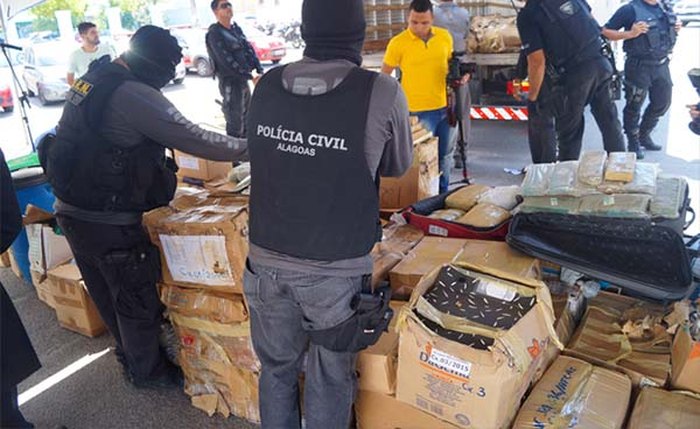 Drogas apreendidas pela polícia foram apresentadas e incineradas - Foto: Arquivo/ASCOM/PC
