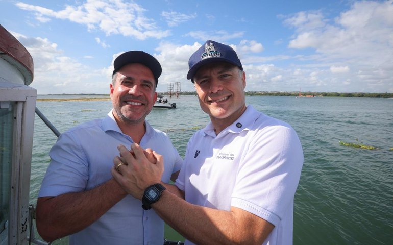 Renan Filho anuncia R$ 41 milhões para a nova BR-349 em Alagoas e vistoria obras da ponte Penedo - Neópolis