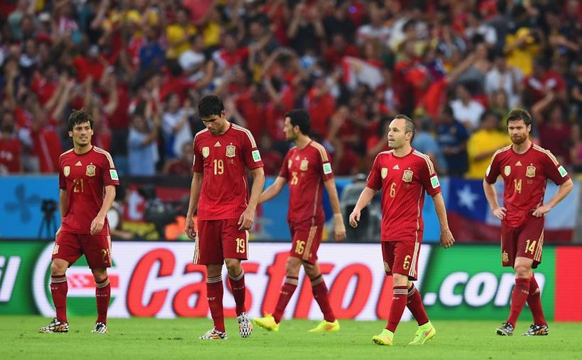 Atual campeã do mundo, Espanha está fora da Copa de 2014