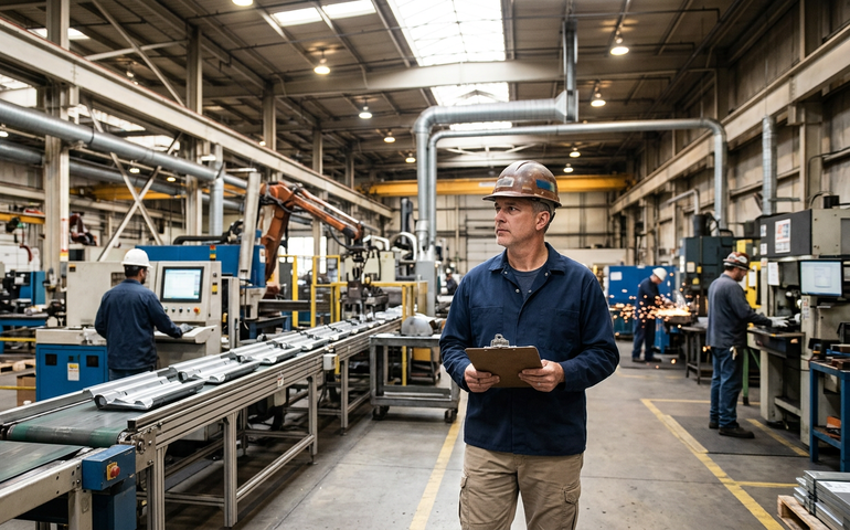 PMI industrial dos EUA recua para 51,6 em fevereiro, aponta S&P Global