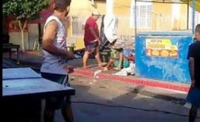 Hítalo Roberto da Silva Galvão no momento do crime