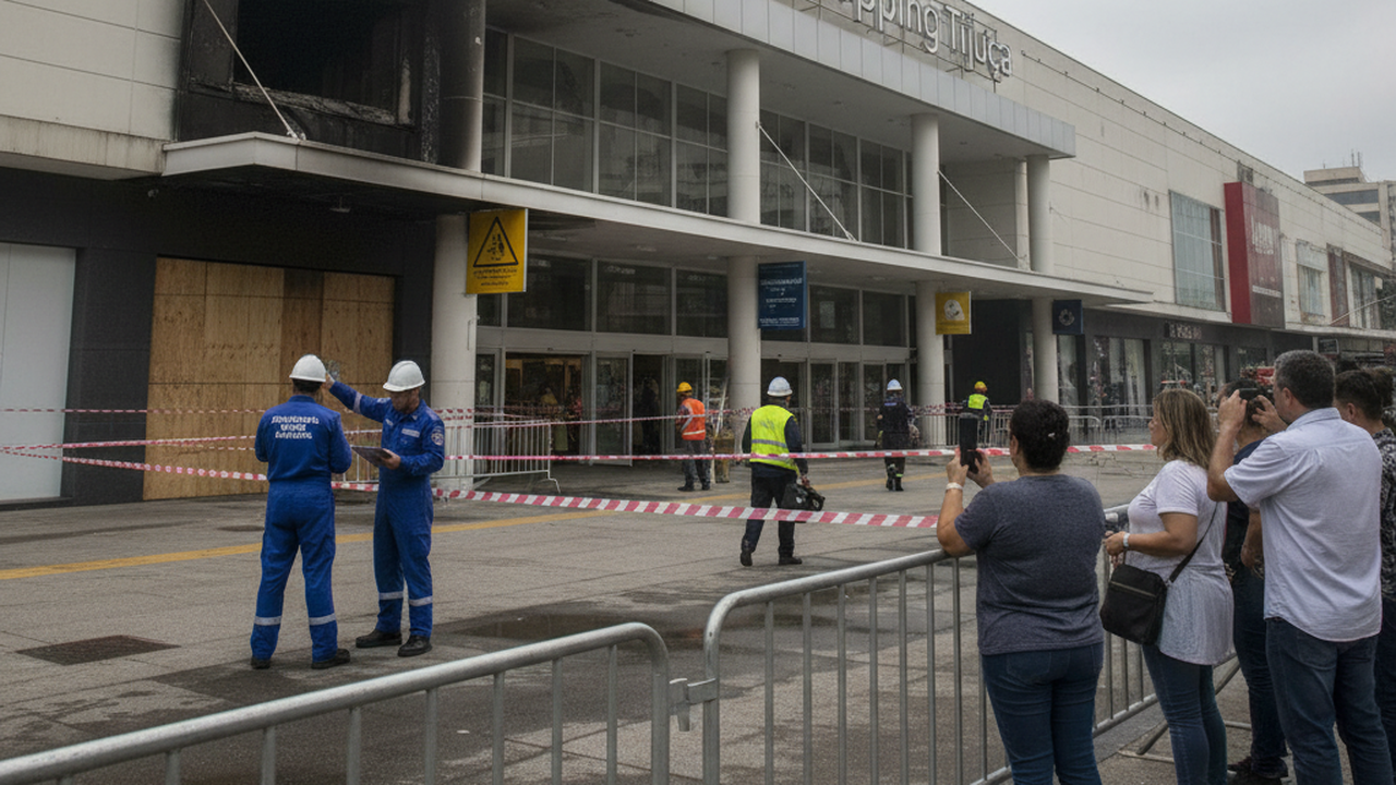 Reabertura do Shopping Tijuca segue indefinida após incêndio