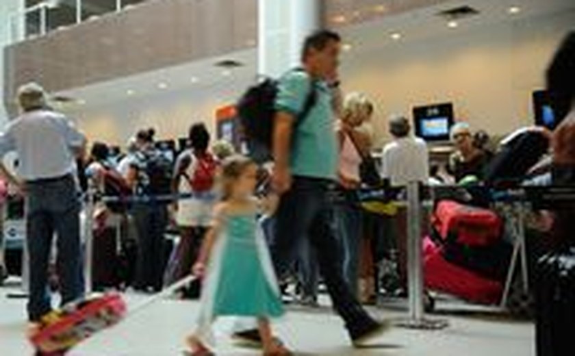 Alagoas retoma 60% do fluxo de passageiros no Aeroporto Zumbi dos Palmares em outubro