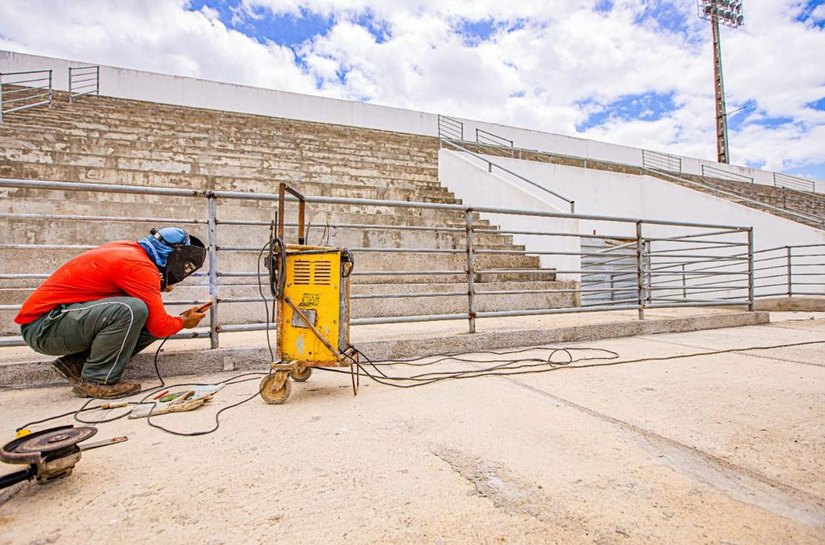 Estádio Municipal passa por melhorias em sua estrutura para receber torcida no Campeonato Estadual