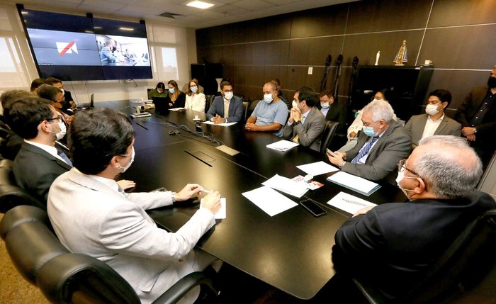 Representantes participaram da audiência na Presidência do TJAL.