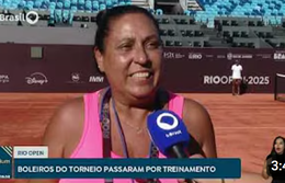 Rio Open treina boleiros para atuar na competição