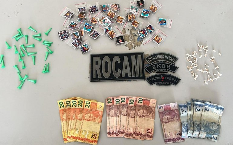 Abordagem da PM em Arapiraca termina com prisão e apreensão de drogas