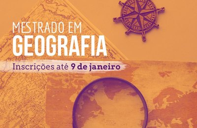 Ufal está com inscrições abertas até janeiro para mestrado em Geografia