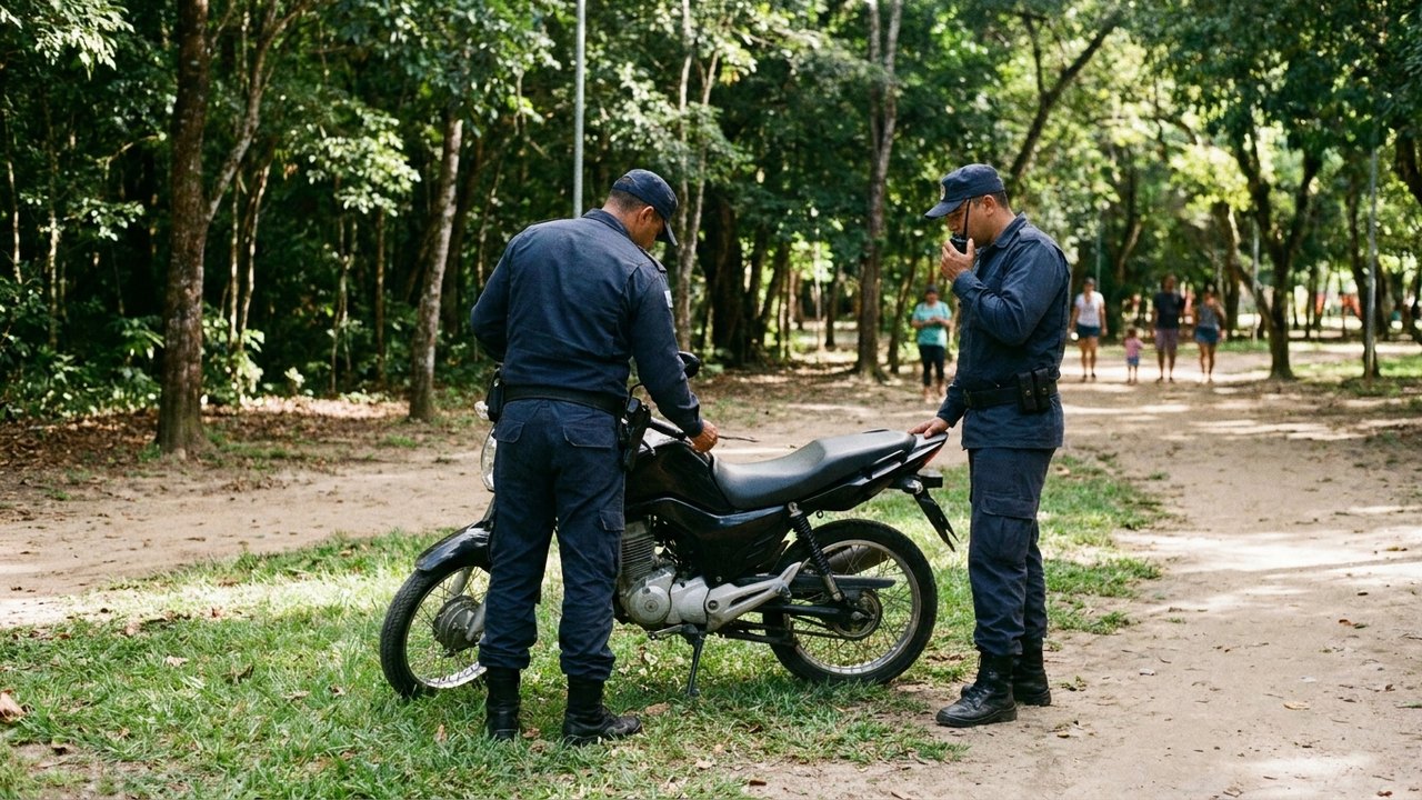 PM recupera motocicleta furtada durante patrulhamento no Bosque das Arapiracas
