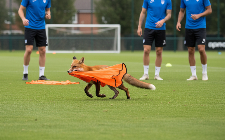 Gol da raposa: time perde uniforme no contra-ataque mais fofo do ano