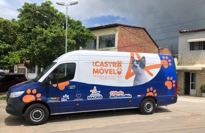 Castramóvel: Gabinete da Causa Animal realiza atendimentos em Jacarecica a partir da terça-feira