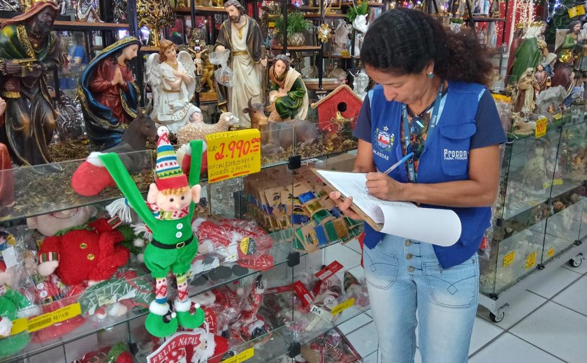 Procon Alagoas divulga levantamento de preços de produtos natalinos