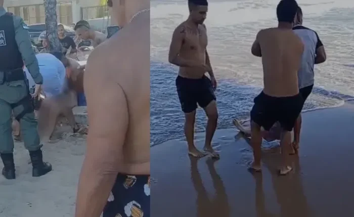 Jovem de 19 anos foi socorrida após ataque de tubarão na Praia de Boa Viagem, no Recife