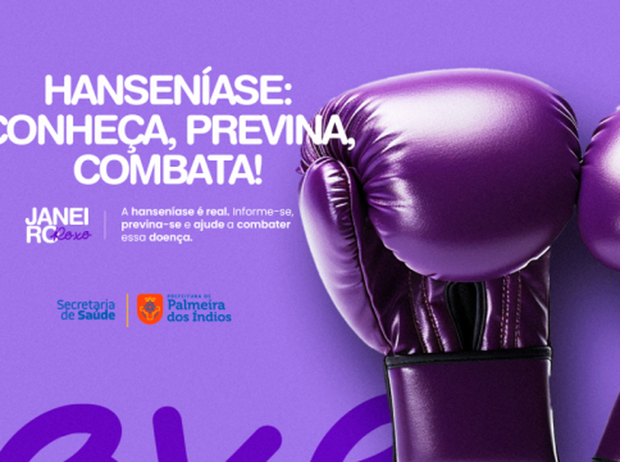 Janeiro Roxo reforça ações de conscientização e prevenção à hanseníase em Palmeira