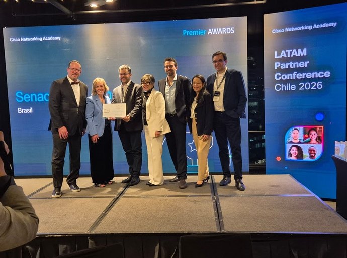 Senac e Brasil no ranking de mais premiados pela Cisco