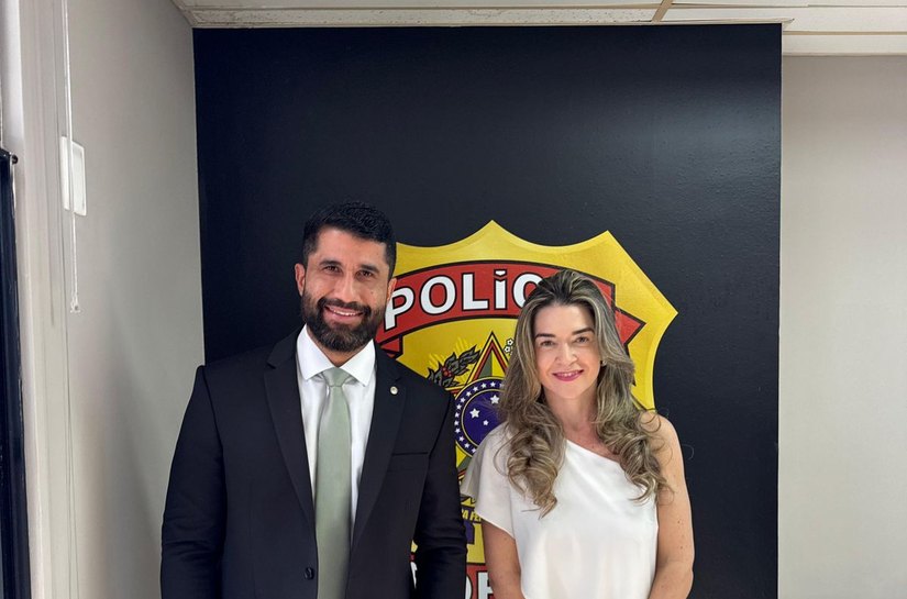 Deputado Fabio Costa recebe nova superintendente da PF em Alagoas
