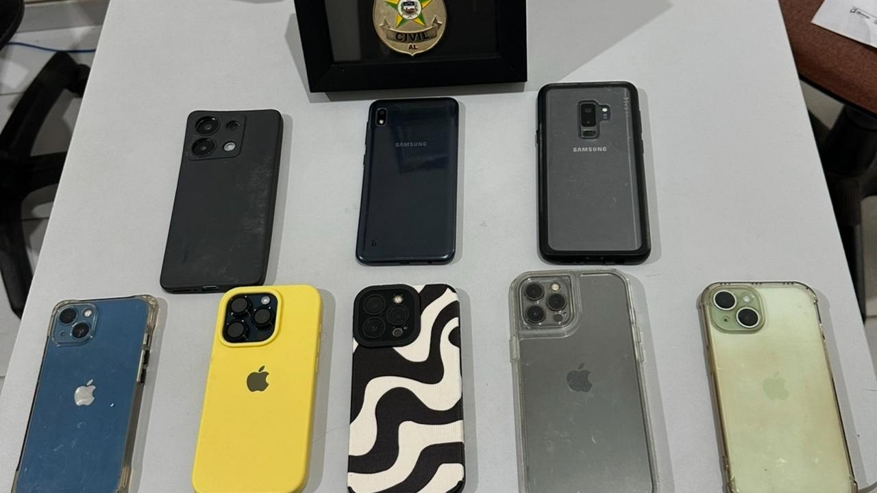 Polícia recupera celulares furtados em casa de  festas em Maceió