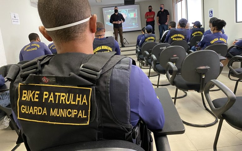 Bike Patrulha passa por instrução para contínuo aperfeiçoamento de ações