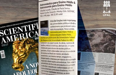 Revista americana de Ciências recomenda livros de docente da Ufal