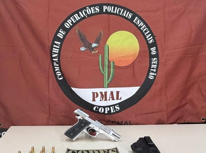 PM prende homem por posse irregular de arma de fogo em Maribondo