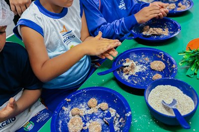 Páscoa saudável transforma rotina de crianças no Gigantinhos Graciliano Ramos