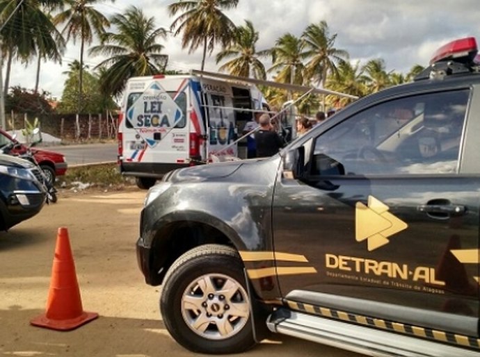 Operação Lei Seca em Rio Largo, Barra de São Miguel, Arapiraca e Coruripe