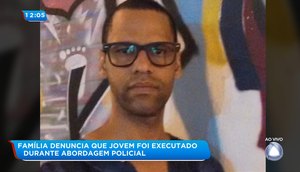 Jovem abordagem policial