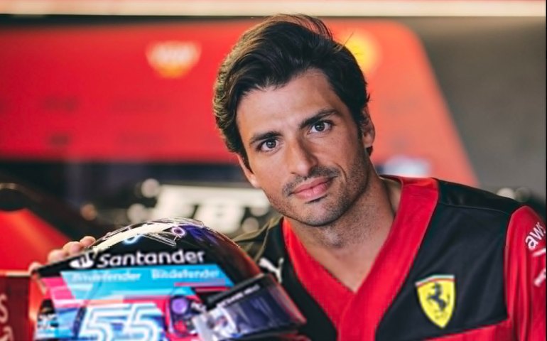 Sainz faz volta mais rápida em Monza e Ferrari larga na frente em casa