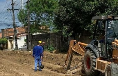 Rui Palmeira vistoria obras do Nova Maceió no Clima Bom nesta quarta