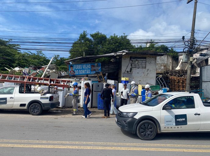 Polícia Civil apreende fios de cobre e arma de fogo em operação com a Equatorial em Maceió