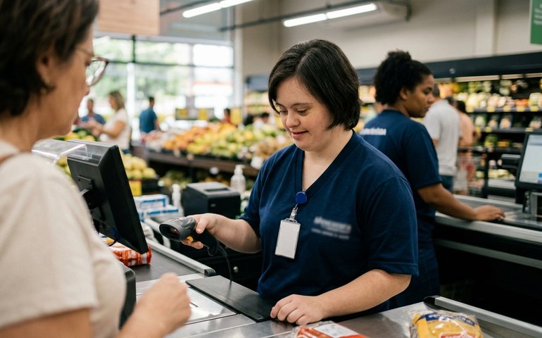 Cidadania no crachá: o desafio das pessoas com síndrome de Down no mercado de trabalho