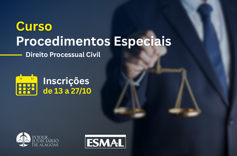 Esmal promove curso presencial sobre Procedimentos Especiais
