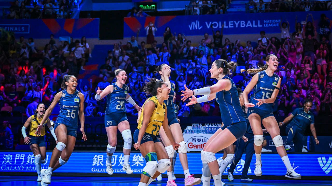 Brasil vence a Itália e enfrenta a Turquia na final da Liga das Nações