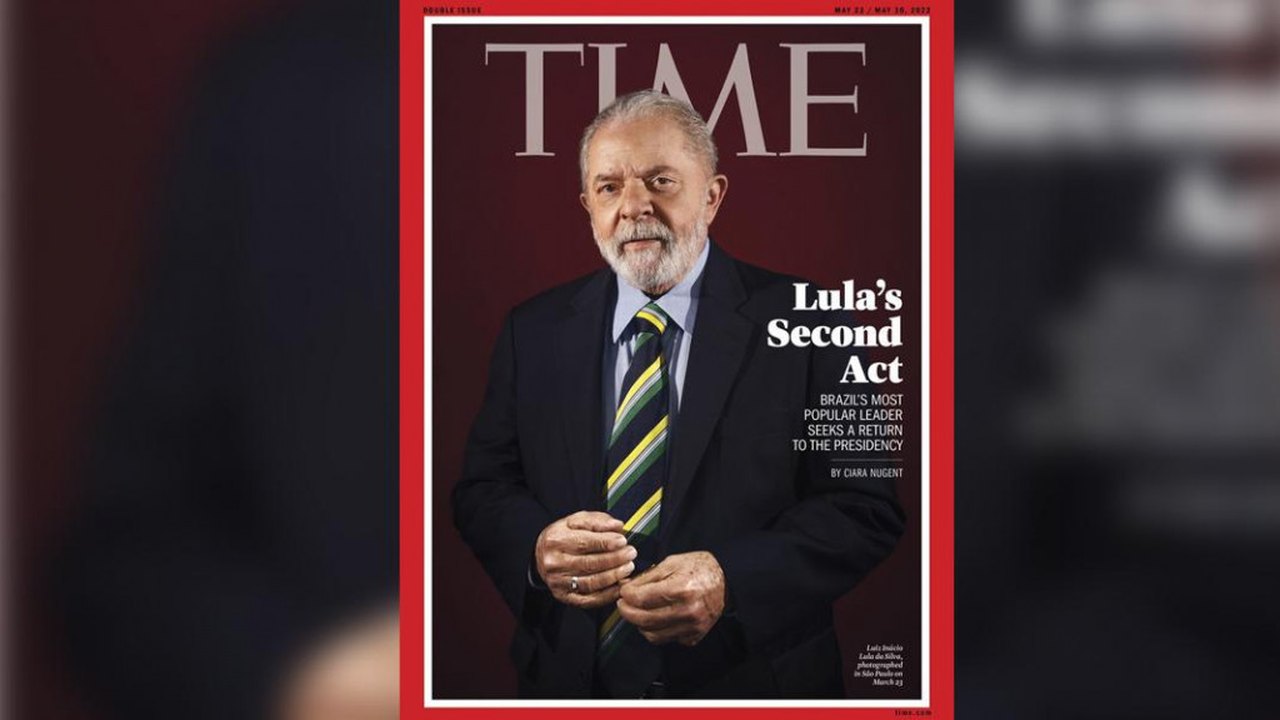 Lula é capa da revista norte-americana ‘Time’ desta semana
