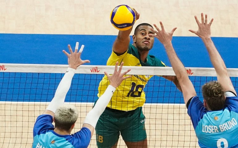 Na despedida do Maracanãzinho, Itália vence Brasil no tie break pela Liga das Nações