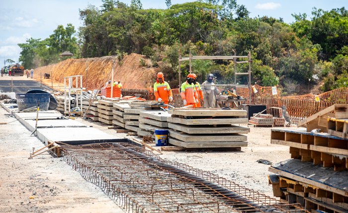 Obras da Linha Verde tem 80% das etapas concluídas e vai melhorar o deslocamento na parte alta da cidade