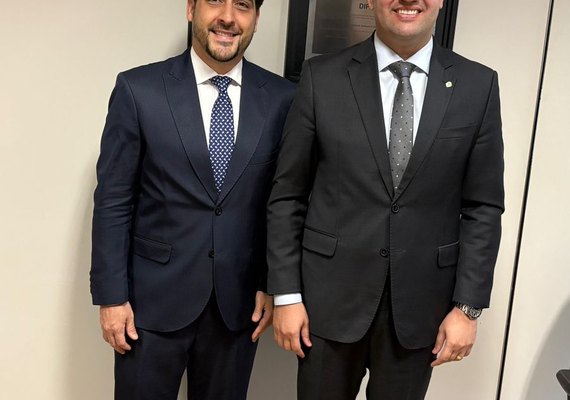 Guilherme Lopes se reúne com o Deputado Luciano Amaral em defesa da Hemodiálise da Santa Casa de Penedo