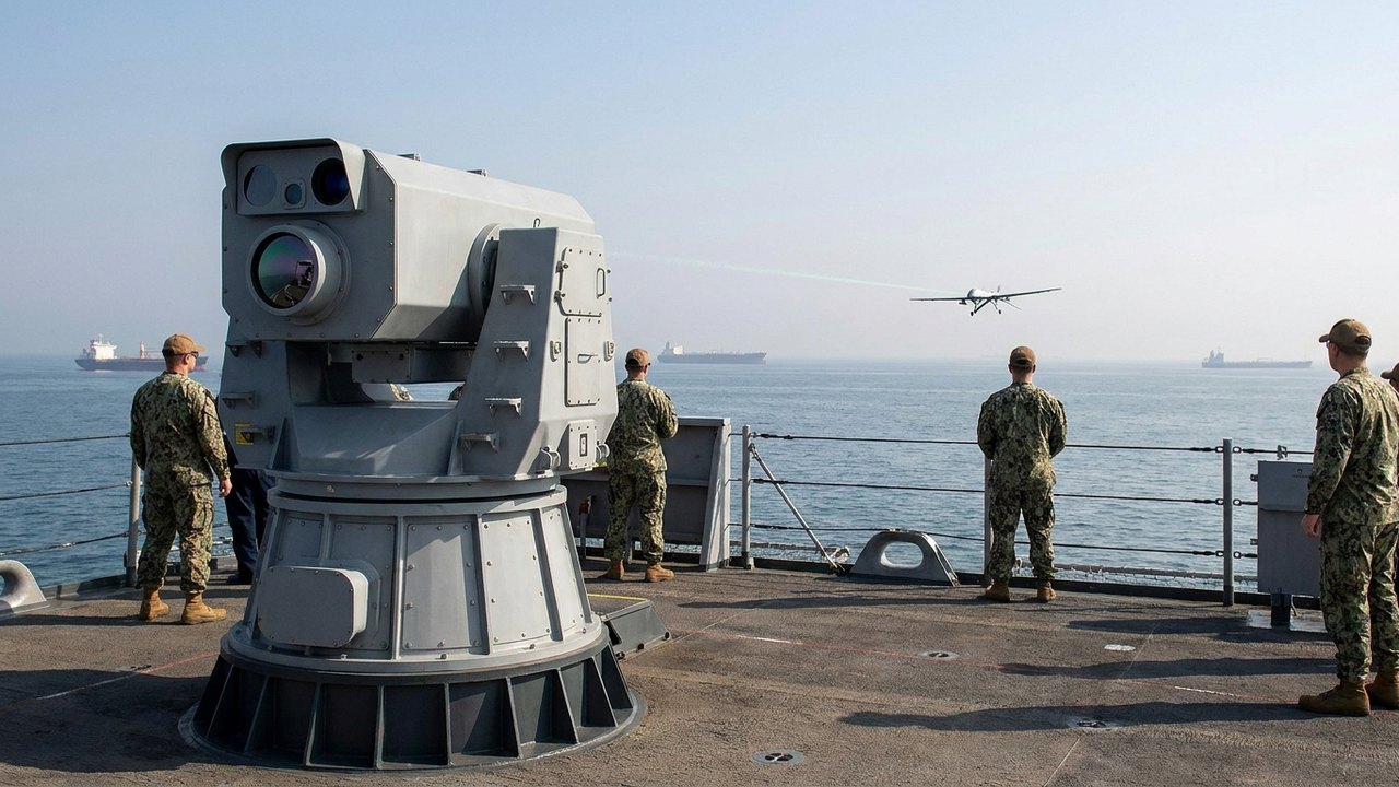 Forças Armadas dos EUA utilizam armas a laser no Oriente Médio